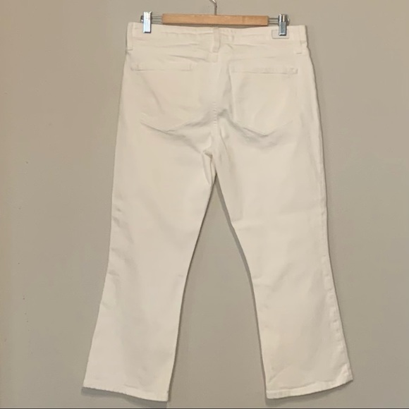 Joie | crop flare jeans in porcelain (30) like new - Picture 8 of 12